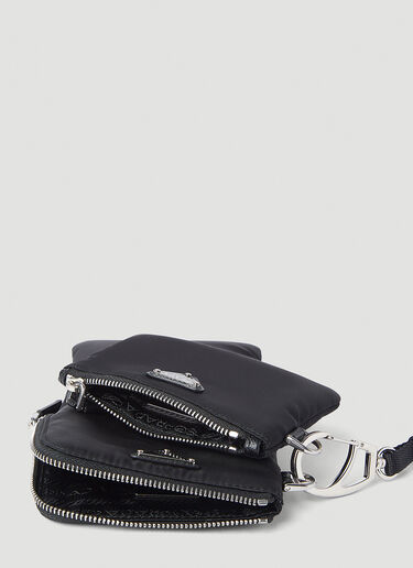 Re-Nylon Lanyard Pouches Prada Re-Nylon Lanyard Pouches Black pra0145048