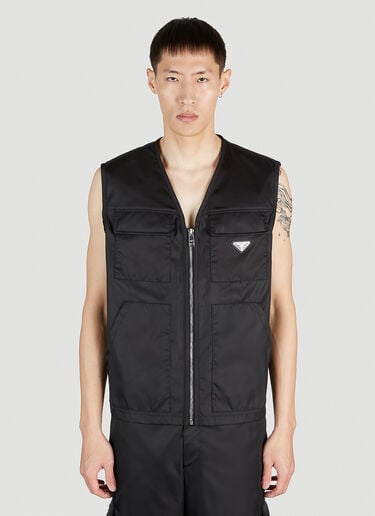 Re Nylon ユーティリティ ジレ Prada Re Nylon ユーティリティ ジレ ブラック pra0152026