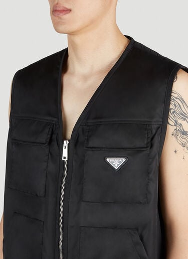 Re Nylon ユーティリティ ジレ Prada Re Nylon ユーティリティ ジレ ブラック pra0152026