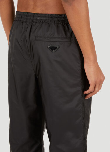 Logo Plaque Track Pants Prada Logo Plaque Track Pants Black pra0152036
