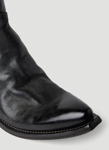 Turn-Up Toe Cowboy Boots Prada Turn-Up Toe Cowboy Boots Black pra0152046