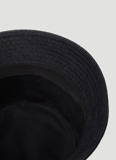 Denim Bucket Hat Prada Denim Bucket Hat Black pra0152085