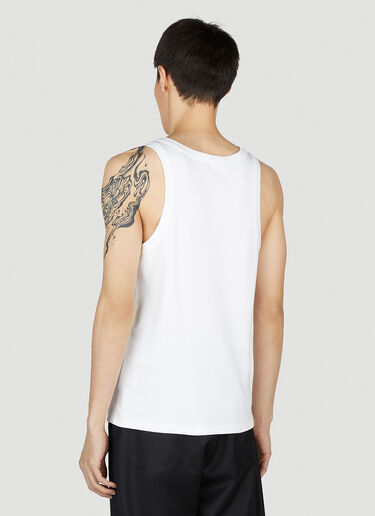 Logo Plaque Tank Top Prada Logo Plaque Tank Top White pra0153007