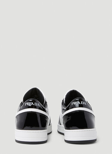 Prada Downtown Patent Sneakers Black pra0153016