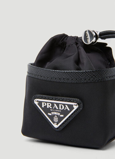 Logo Airpods Case Prada Logo Airpods Case Black pra0153033