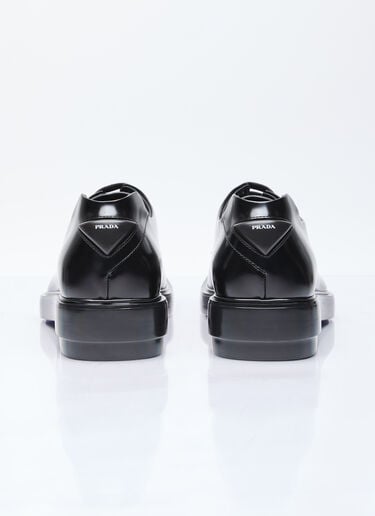 Square Toe Derby Shoes Prada Square Toe Derby Shoes Black pra0156013