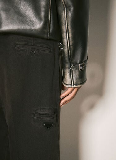 Prada オーバーダイジーンズ ブラウン pra0158003