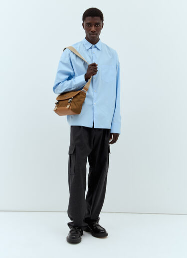 Prada 府绸衬衫  蓝色 pra0158007