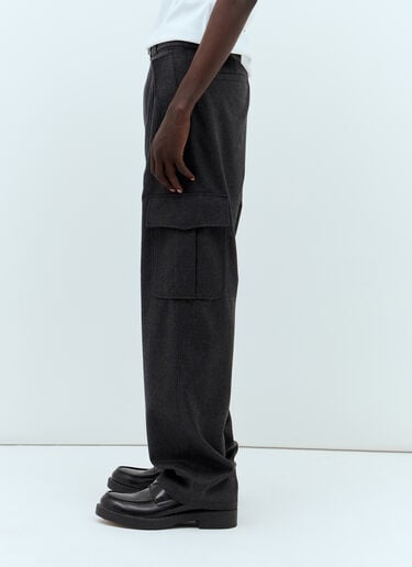 Flannel Cargo Pants Prada Flannel Cargo Pants Grey pra0158012