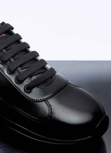 Prada America's Cup Leather Sneakers Black pra0158019