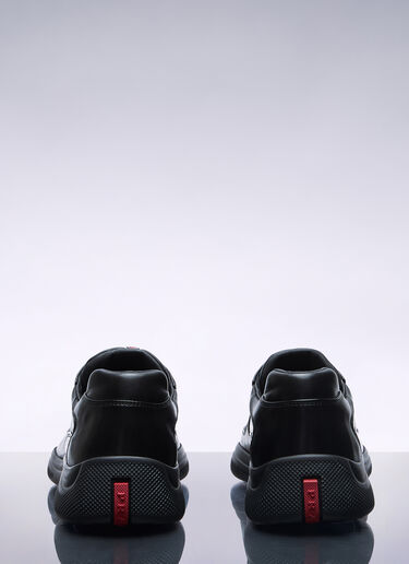 Prada America's Cup Leather Sneakers Black pra0158019