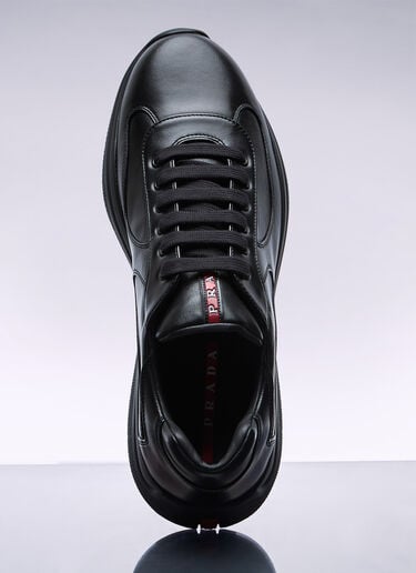 America's Cup Leather Sneakers Prada America's Cup Leather Sneakers Black pra0158019