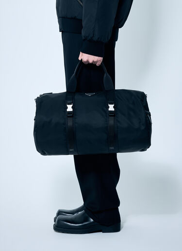 Prada Re-Nylon＆Saffiano　レザー ダッフルバッグ ブラック pra0159017