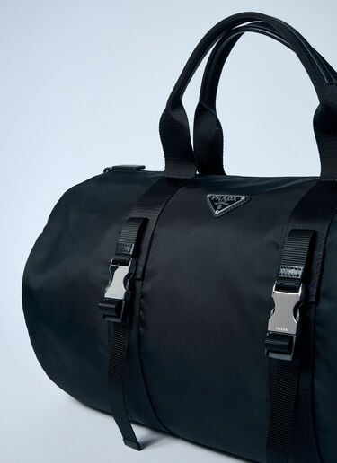Re-Nylon&Saffiano レザー ダッフルバッグ Prada Re-Nylon&Saffiano レザー ダッフルバッグ ブラック pra0159017