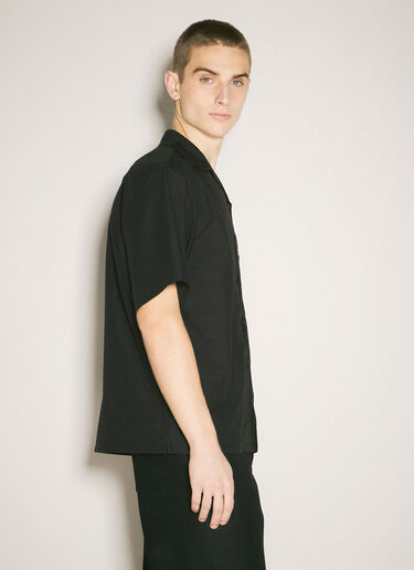 Short-Sleeve Technical Cotton Shirt Prada Short-Sleeve Technical Cotton Shirt Black pra0159036