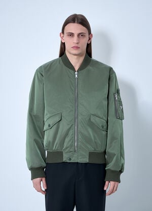 Prada Re-Nylon Bomber Jacket Khaki pra0160005