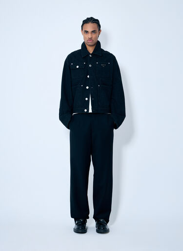 Prada Denim Overshirt Black pra0160009