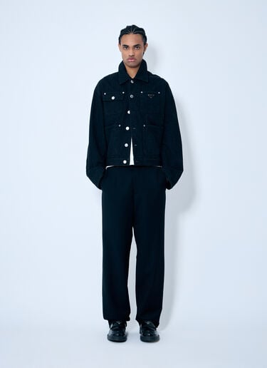 Denim Overshirt Prada Denim Overshirt Black pra0160009