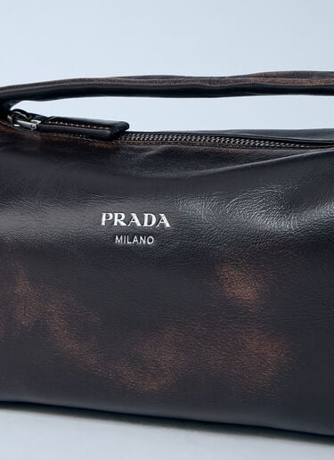 Nappa Leather Shoulder Bag Prada Nappa Leather Shoulder Bag Dark Brown pra0160012