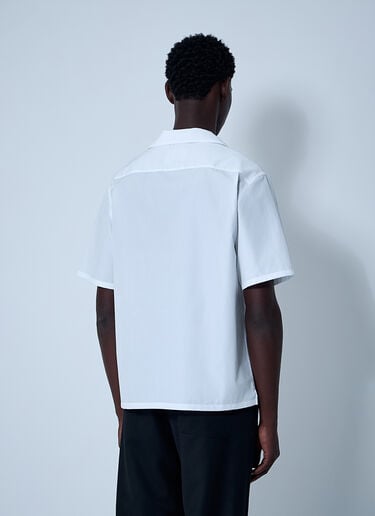 Logo Motif Shirt Prada Logo Motif Shirt White pra0161002