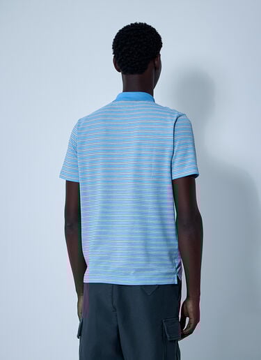 Logo Motif Polo Shirt Prada Logo Motif Polo Shirt Light Blue pra0161003