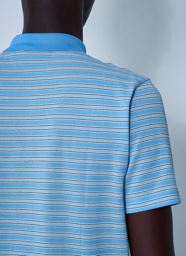 Logo Motif Polo Shirt Prada Logo Motif Polo Shirt Light Blue pra0161003