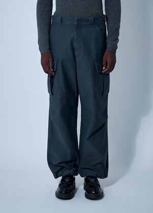 Prada Cotton Cargo Pants Dark Grey pra0161005
