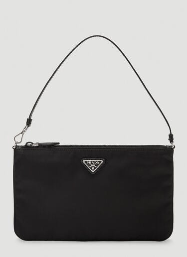 Prada Nylon Shoulder Bag Black pra0243022