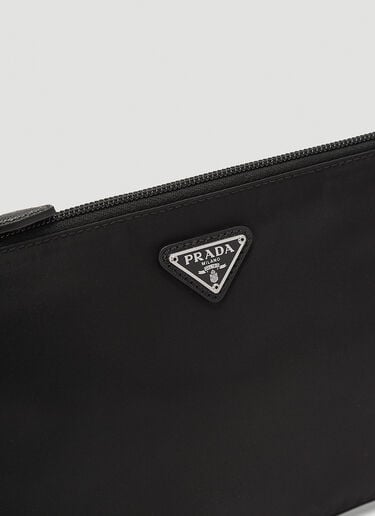 Prada Nylon Shoulder Bag Black pra0243022