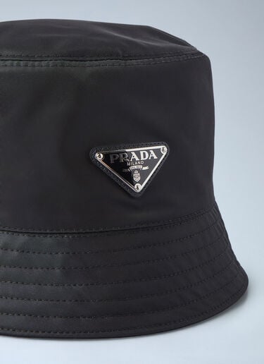 Logo Bucket Hat Prada Logo Bucket Hat Black pra0245063