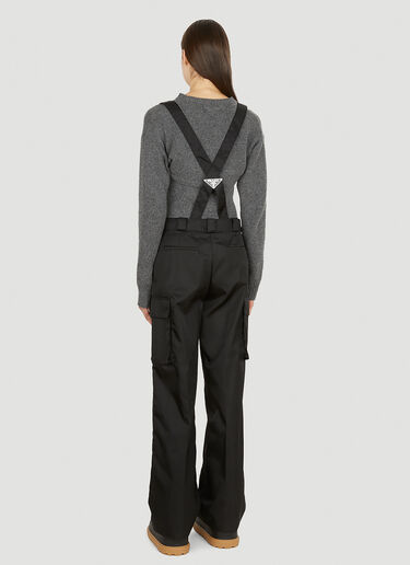 Re-Nylon Ski Pants Prada Re-Nylon Ski Pants Black pra0252013