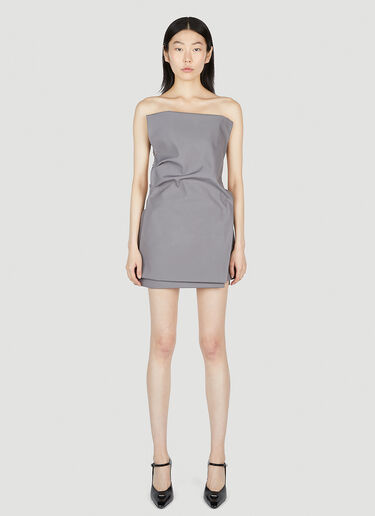 Prada 개버딘 드레스 그레이 pra0252051