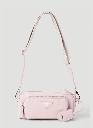 Antique Leather Pocket Shoulder Bag Prada Antique Leather Pocket Shoulder Bag Pink pra0252069