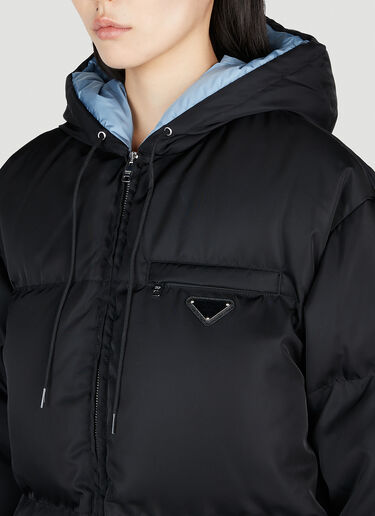 Prada 连帽蓬松夹克 黑色 pra0254017