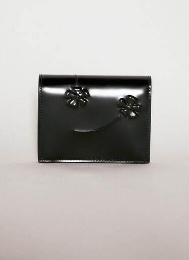 Flower Embossed Bi-Fold Wallet Prada Flower Embossed Bi-Fold Wallet Black pra0254052