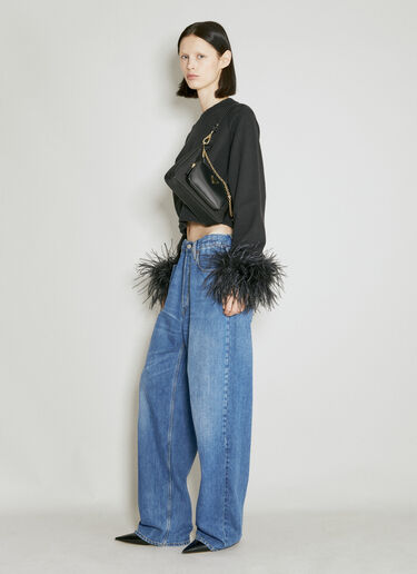 Re-Nylon 로고 플라크 숄더백 Prada Re-Nylon 로고 플라크 숄더백 블랙 pra0255017