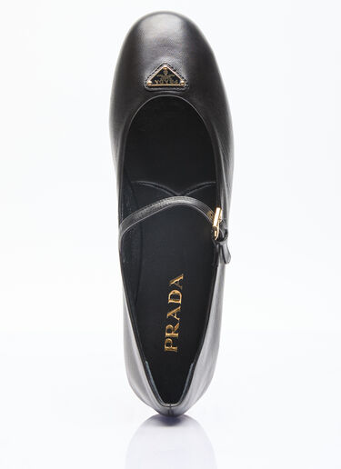 Nappa Leather Ballerina Flats Prada Nappa Leather Ballerina Flats Black pra0256057