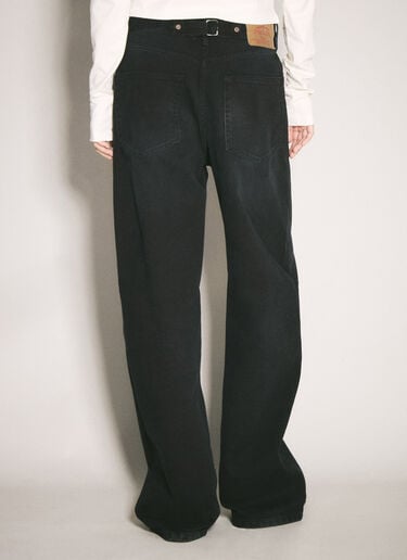 Logo Plaque Jeans Prada Logo Plaque Jeans Black pra0258022