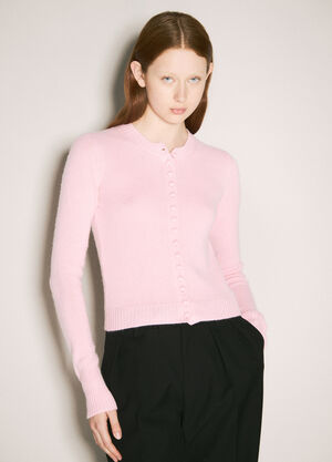 Prada Cashmere Cardigan Pink pra0258054