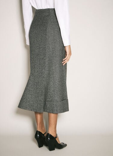 Wool Maxi Skirt Prada Wool Maxi Skirt Grey pra0258057