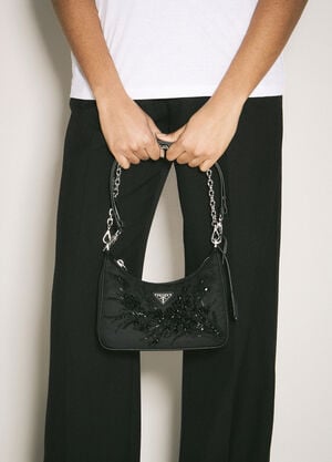 Prada 迷你复刻版单肩包 黑色 pra0258073