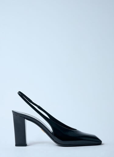 Prada デコルテレザーヒール ブラック pra0259004