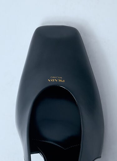 Decolette Leather Heels Prada Decolette Leather Heels Black pra0259004