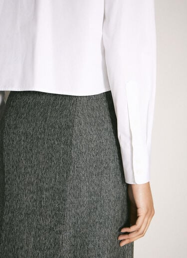 Prada 刺繍ポプリンシャツ ホワイト pra0259014