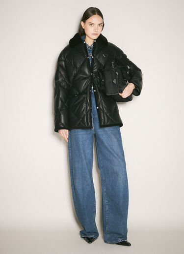 绗缝纳帕皮革外套 Prada 绗缝纳帕皮革外套 黑色 pra0259015