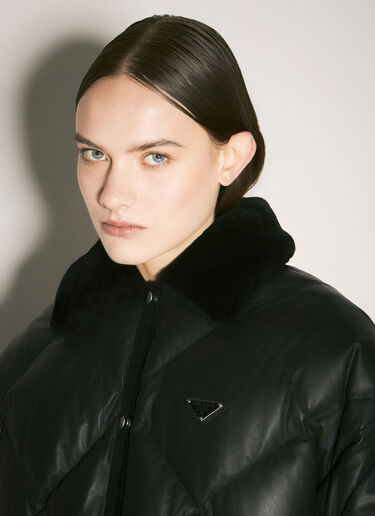 绗缝纳帕皮革外套 Prada 绗缝纳帕皮革外套 黑色 pra0259015
