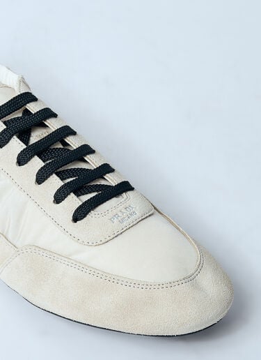 Collapse Re-Nylon And Suede Sneakers Prada Collapse Re-Nylon And Suede Sneakers White pra0260002