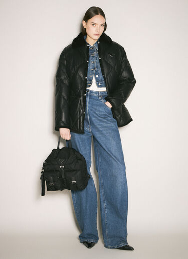 Re-Nylon ミディアムバックパック Prada Re-Nylon ミディアムバックパック ブラック pra0260040