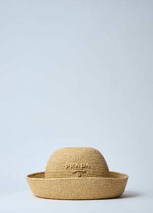 Prada 크로셰 버킷 햇  천연 pra0260044