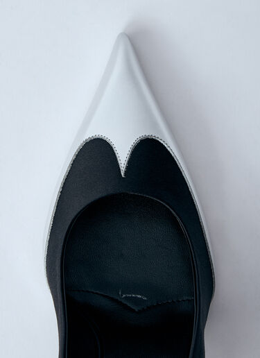Prada 缎面金属高跟鞋  黑色 pra0260060